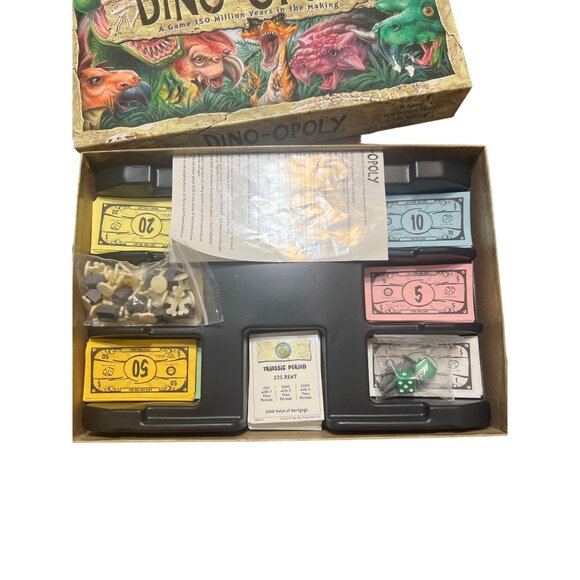 Dino-Opoly Dinopoly Family Board Game 150 Million Years in Making READ - Picture 2 of 3